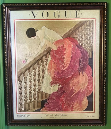 Vogue vintage copertina - vintage, wall