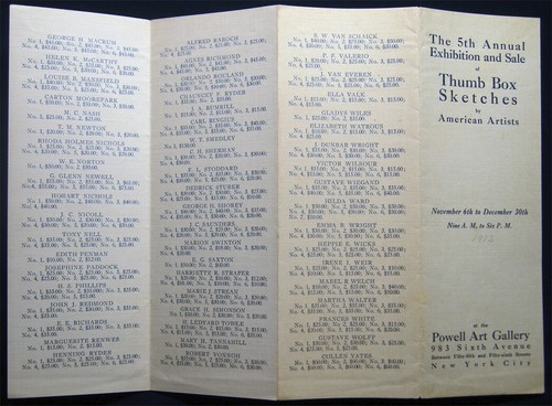 1912 5th annual - exhibition, &